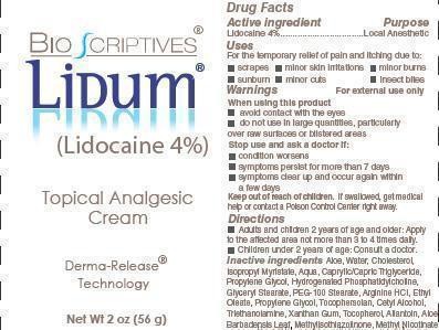 Bio-Scriptives Lidum Topical Analgesic